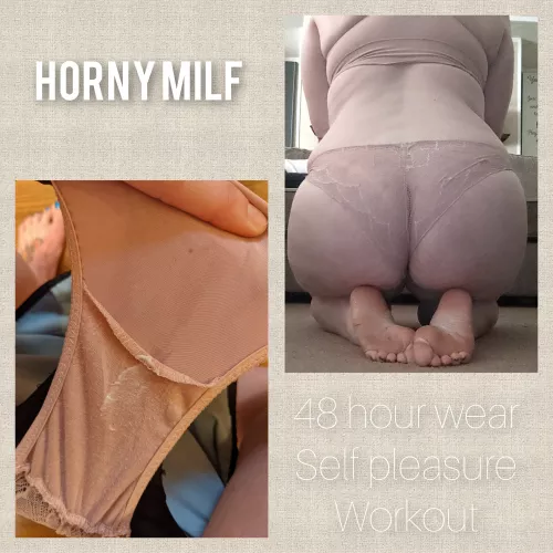 48 hour wear⌛self pleasure💦workout🏋️‍♀️ These could be yours! 🤤[Selling] Cheekies full of my cum. ‼️VACUUM SEALED‼️Available for additional services including for sexting sessions, live pics, video clips, GFE, and more.🖤DM o