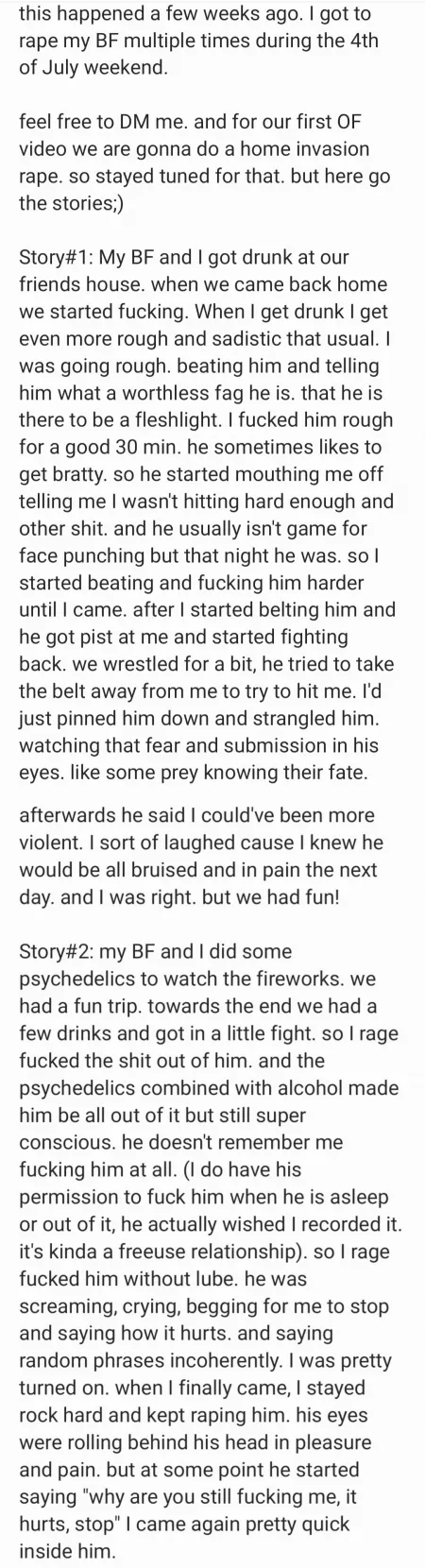 4th of July Rape Weekend