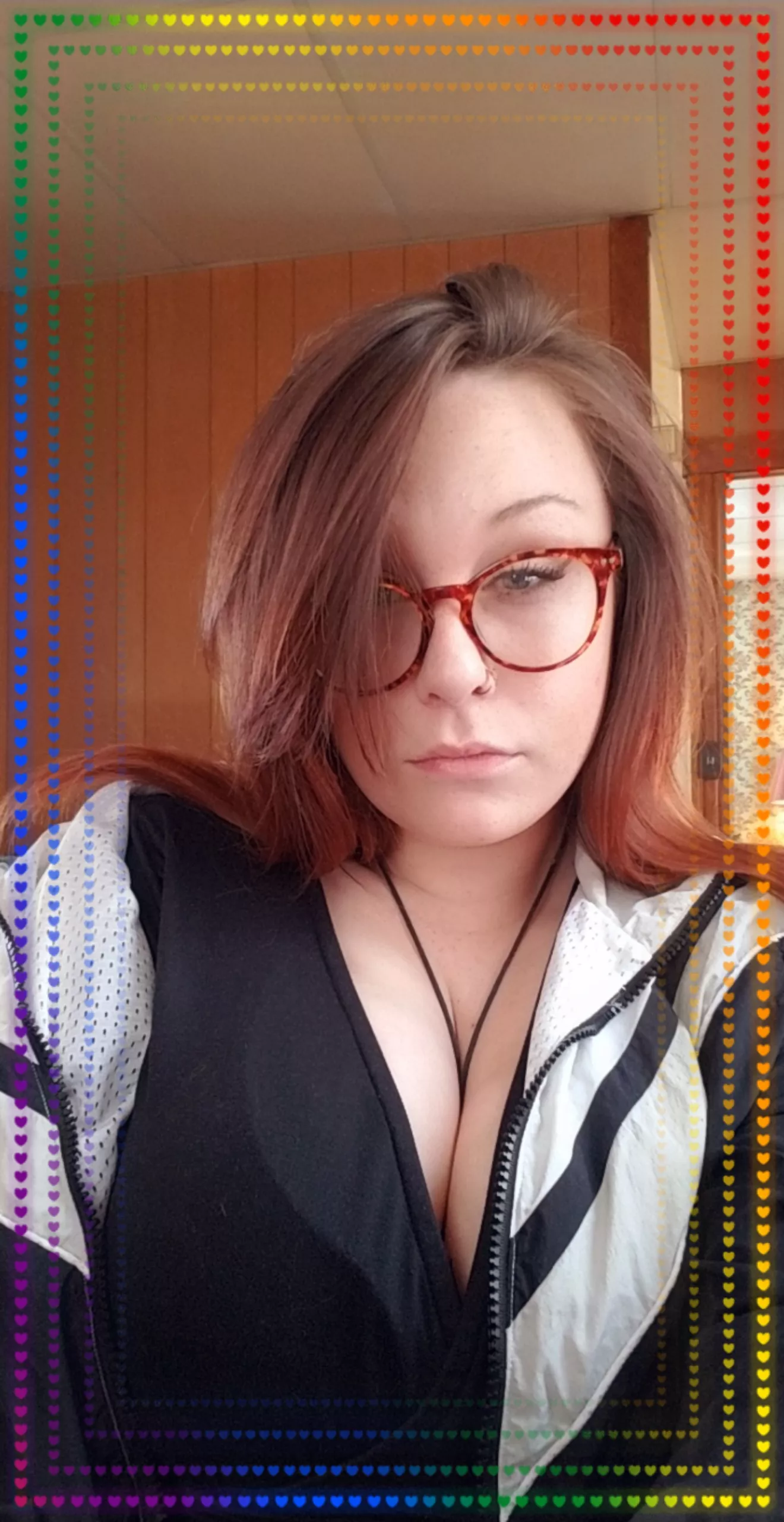 5 minutes into freckles & chill, and I give you this look: