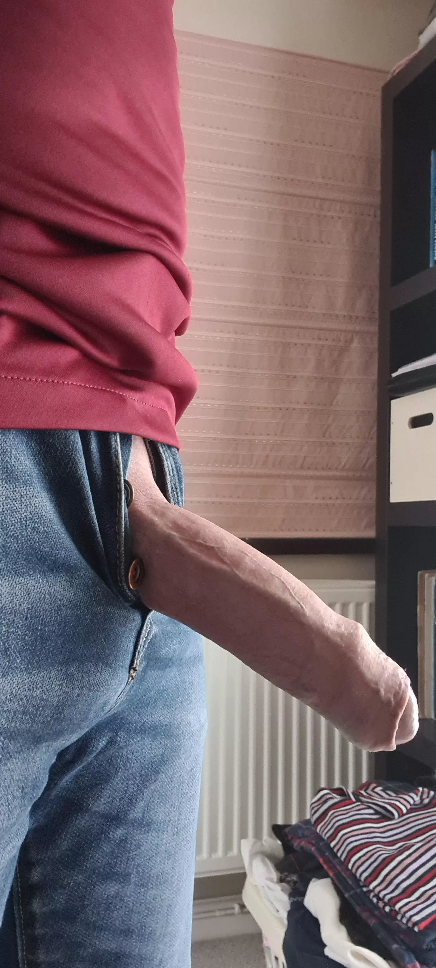 (56) Commando in jeans! 😊😜