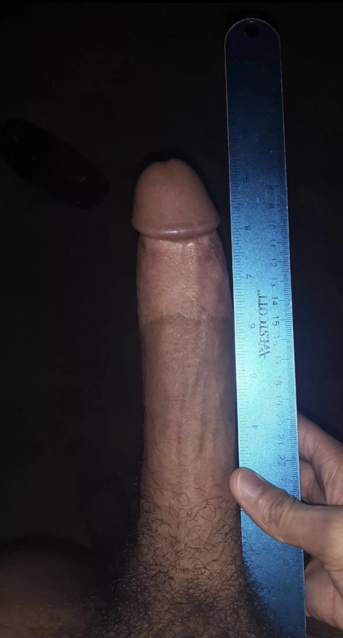 9.5” measured right (18m)