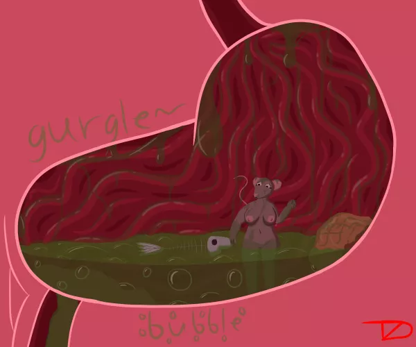 A Catgirl's Snack, Commission done by me (OC) (F/F)