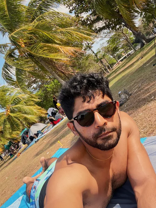 A day on the beach.