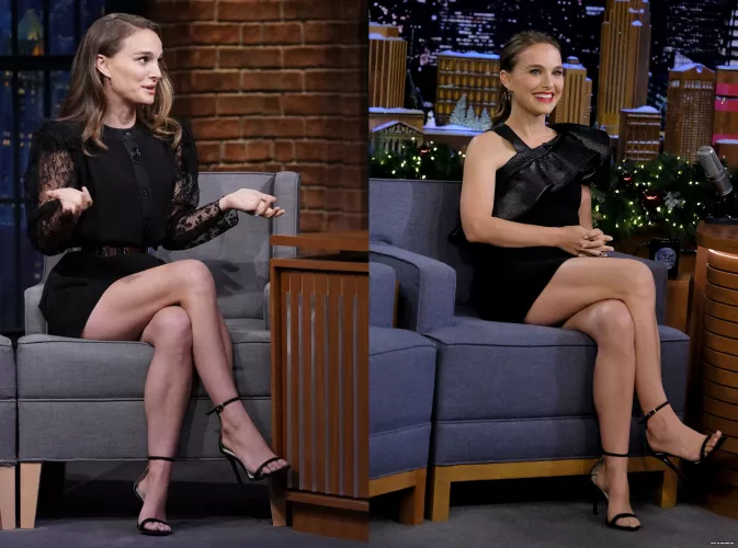 A double shot of Natalie Portman's legs