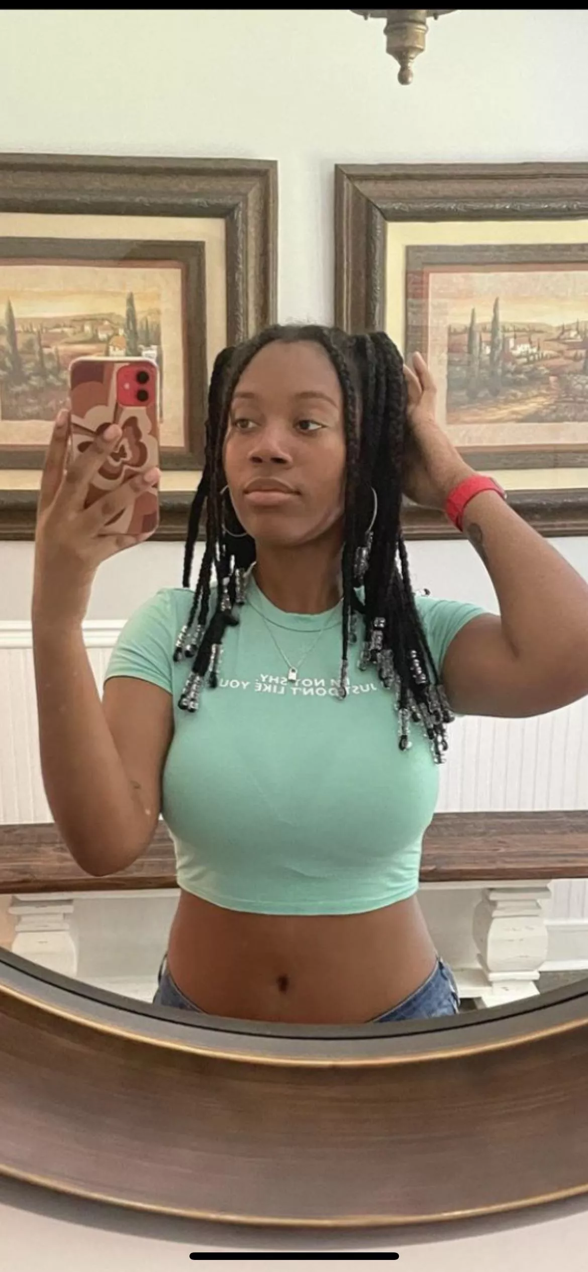 A dumb slut ready to have a lightskin baby