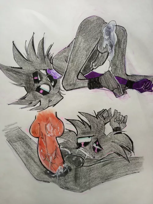 A fanart I made of Mr trans someone knows the series