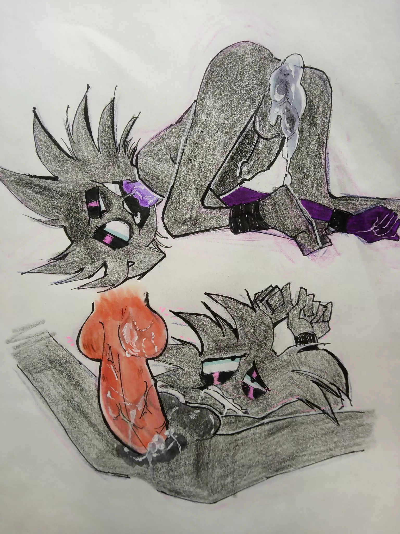 A fanart I made of Mr trans someone knows the series