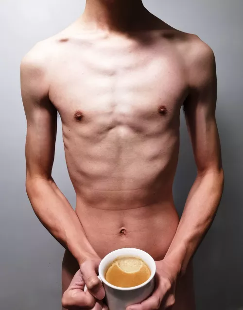 A foamy cup of morning joe