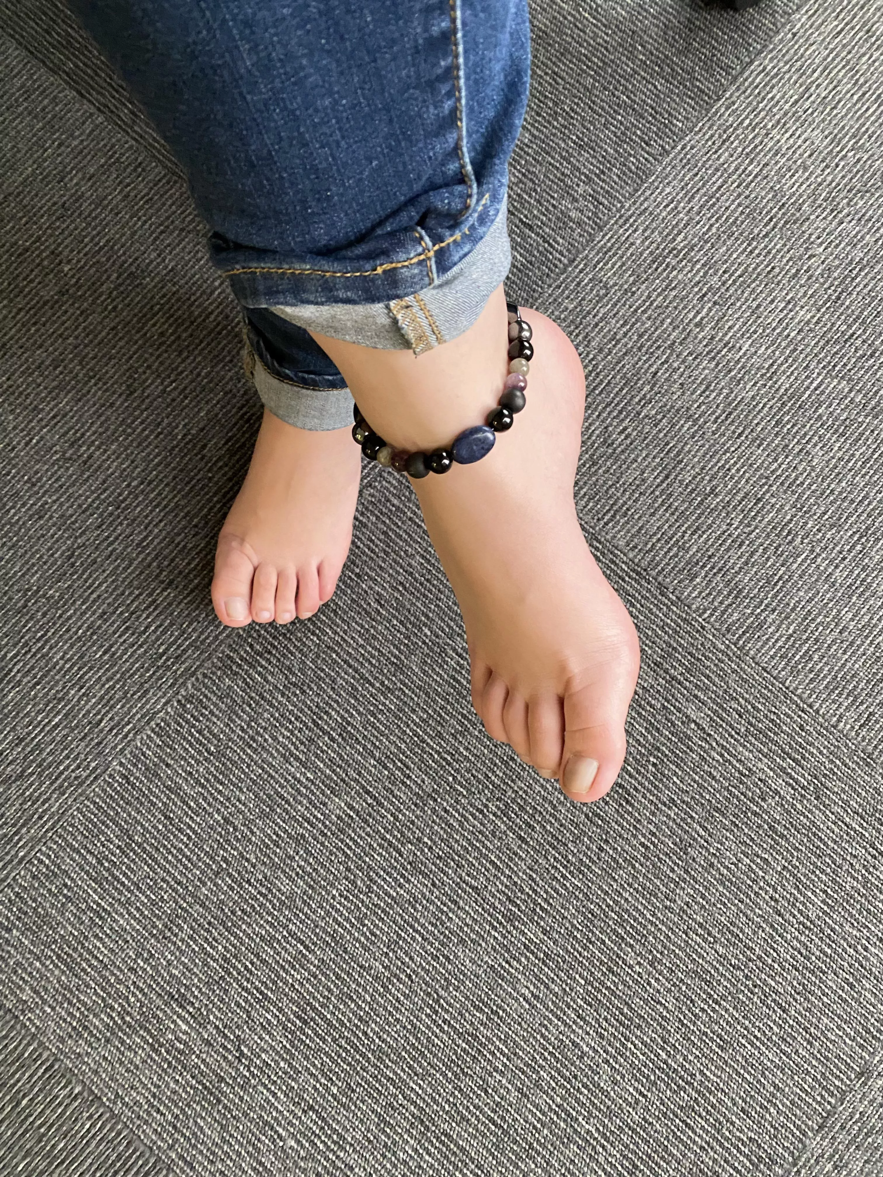 A friend made me an anklet