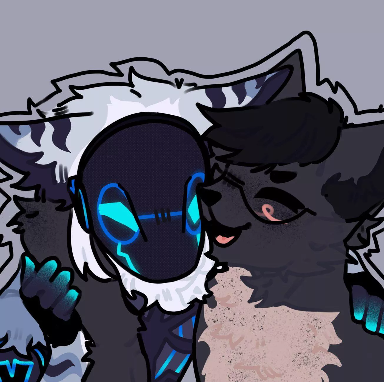 A good friend of mine drew mine and my boyfriend’s fursonas together!!! (Mine is on the left, his is on the right) This is my first ever commission and I’m really happy with how it turned out!!! (Also, apologies if this is the wrong sub to post this 