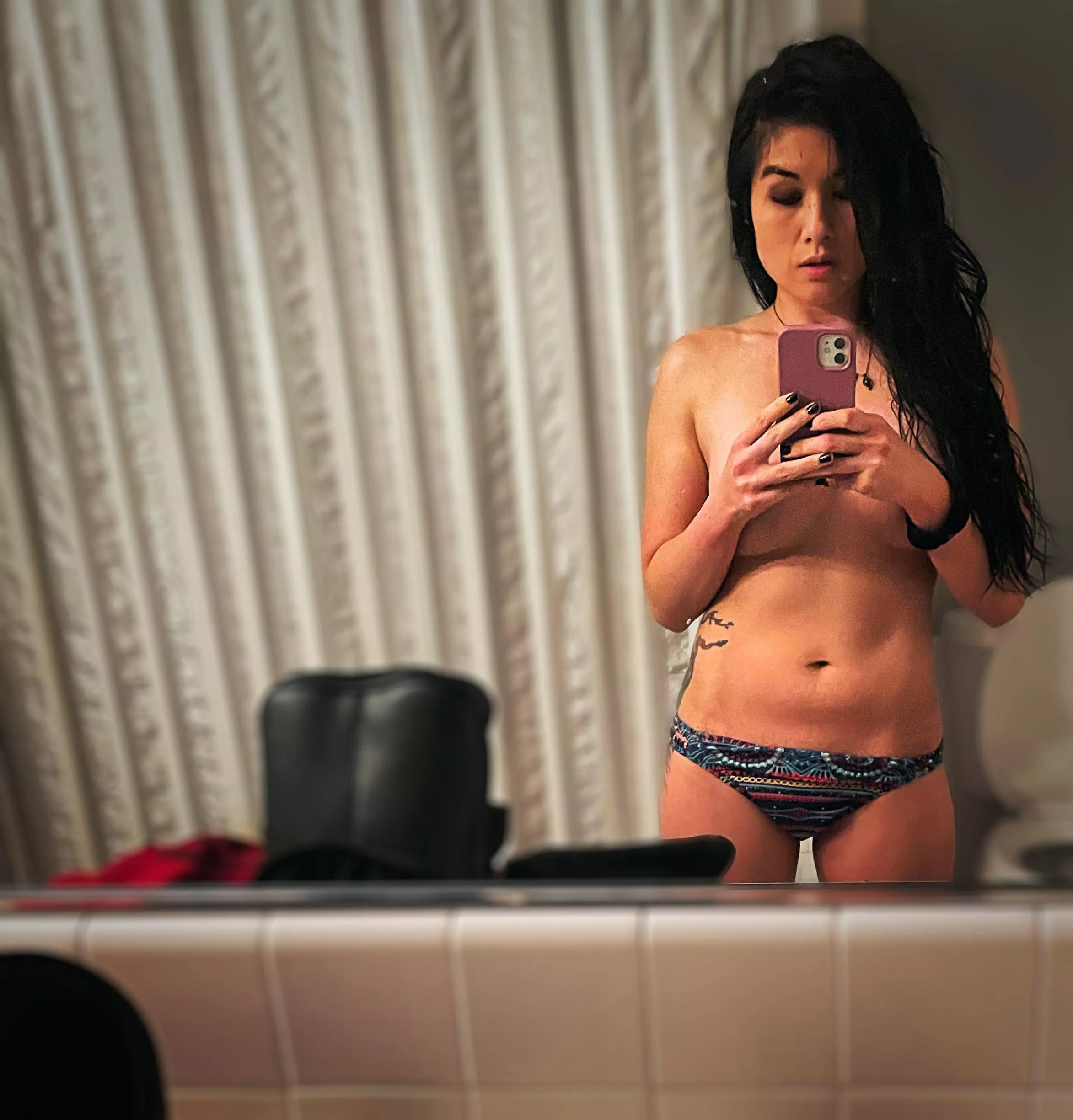 A good party is one where I end up topless