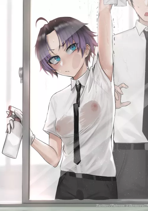 A Great Time Cleaning (Ikemeru19) [Original]