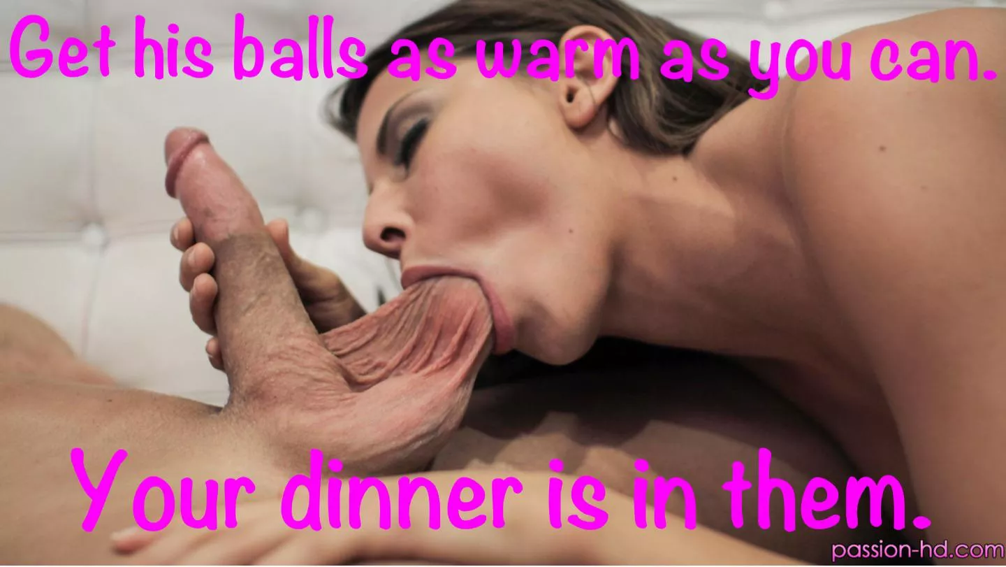 A hot meal on a cold day>