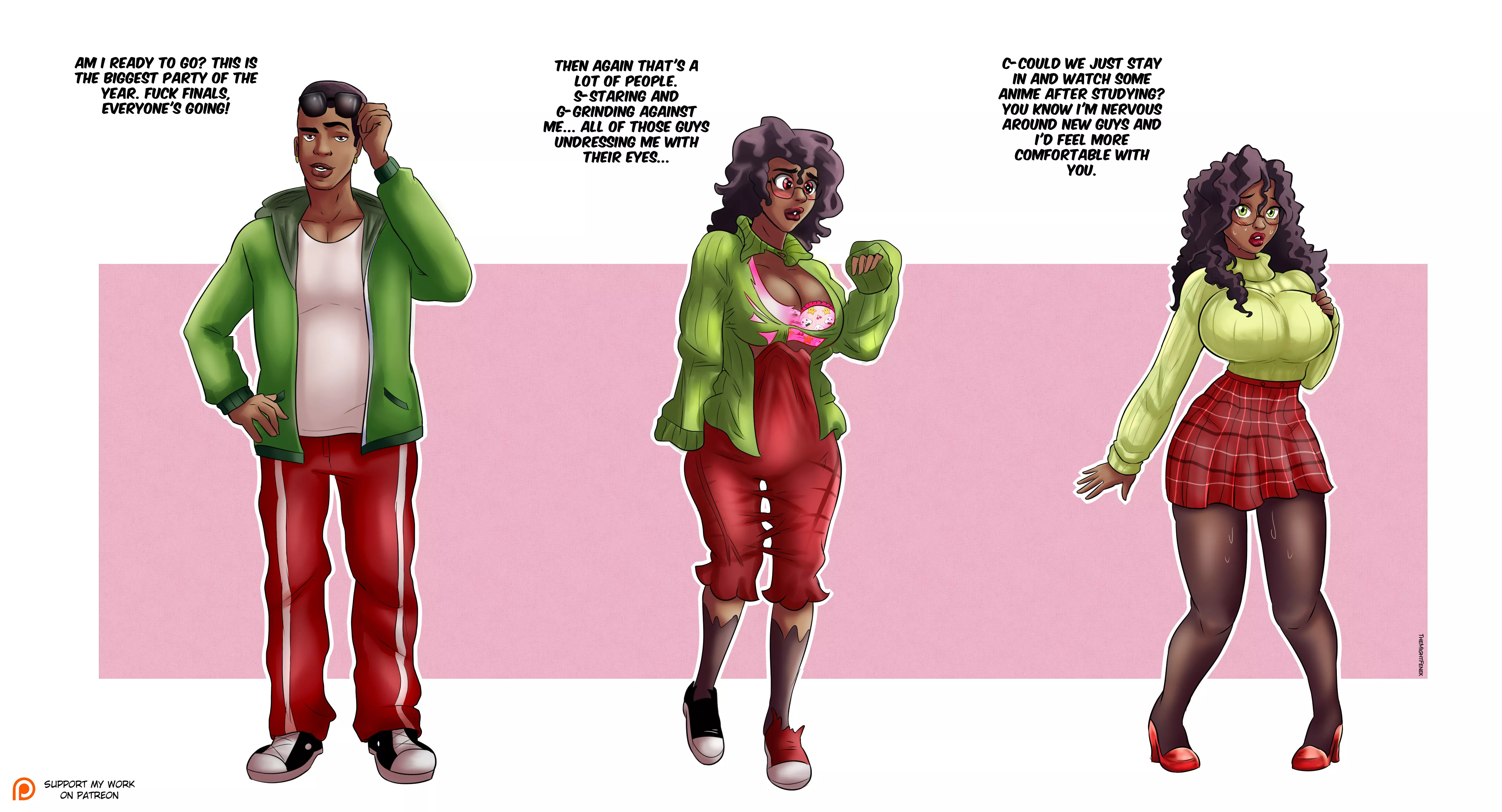 A Little bit Shyer, Would you watch anime with her? {Nerd MTF/TGTF} from TheMightFenek A Little bit Shyer, Would you watch anime with her? {Nerd MTF/TGTF} from TheMightFenek