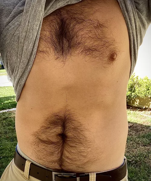 A little chest hair too start your Christmas Eve right. Who wants more?