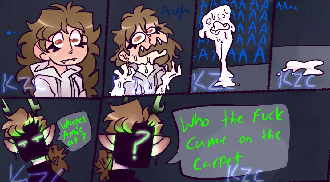 A little comic my boyfriend made of me and him (KevinZheChair)