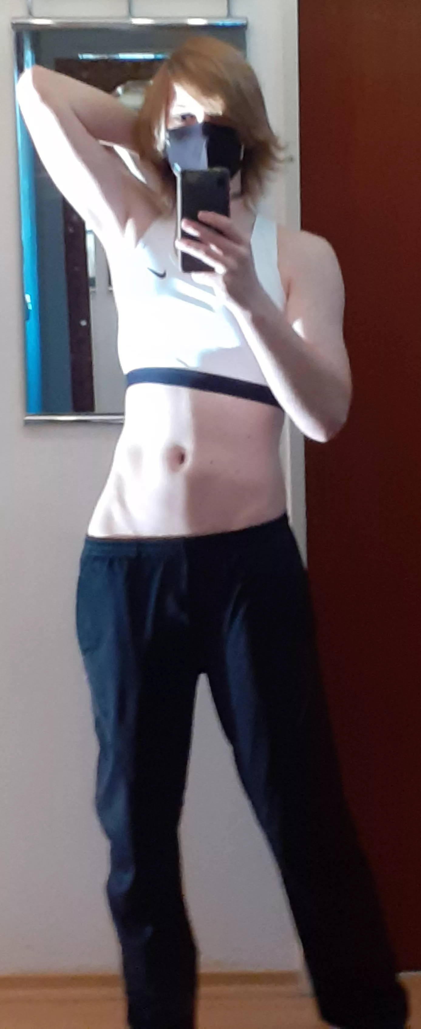 a little hrt for more confidence. My first pic 👉👈 please be gentle