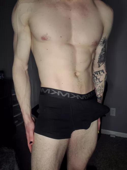 A little more than bulging