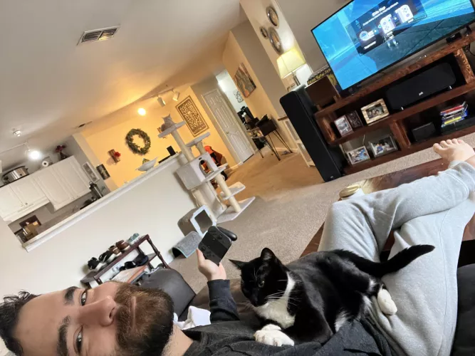 A little morning Breath of the Wild with my favorite adventure buddy!