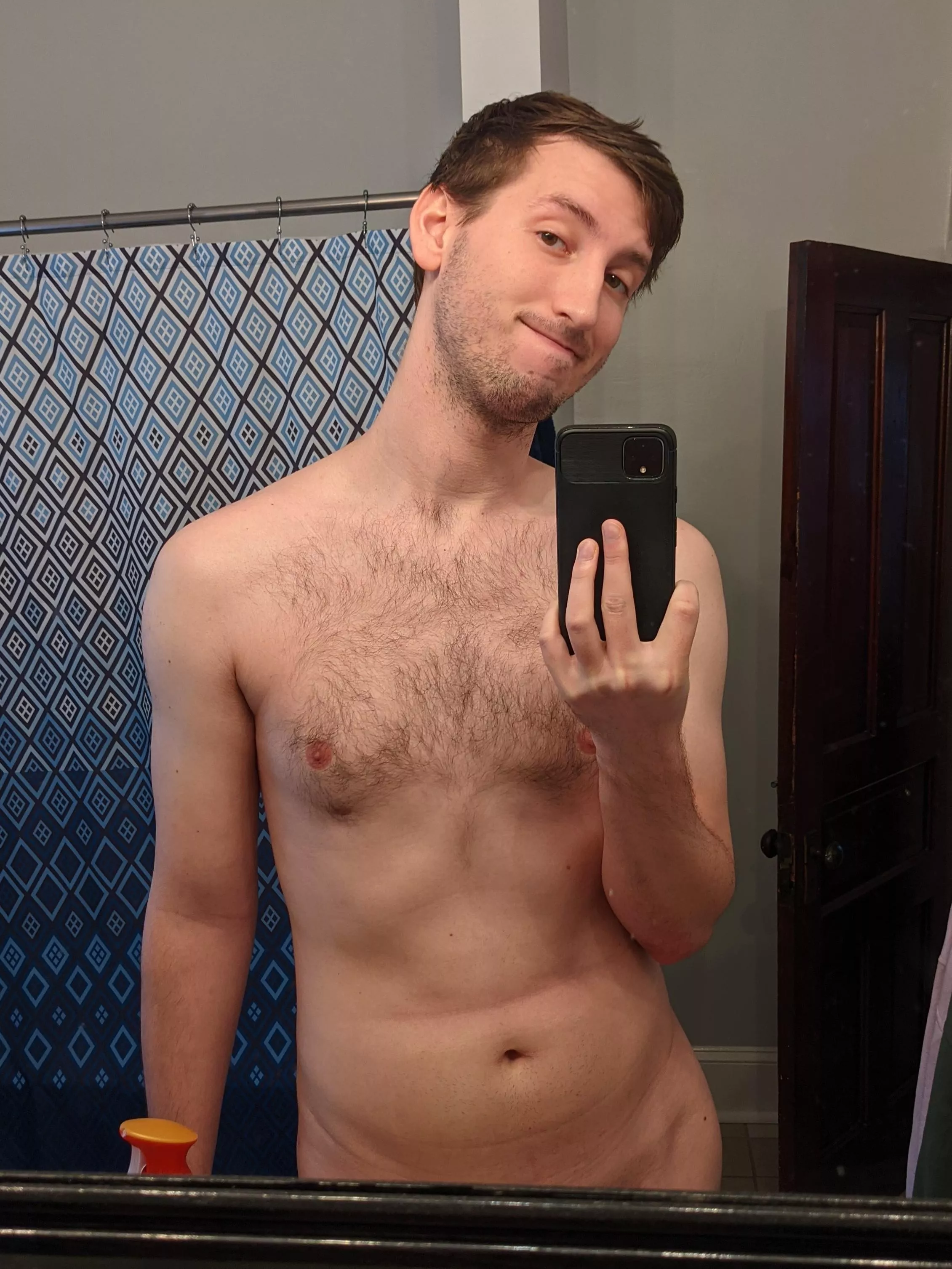A little photo shoot is always fun while I wait for the shower to warm up. A little photo shoot is always fun while I wait for the shower to warm up.