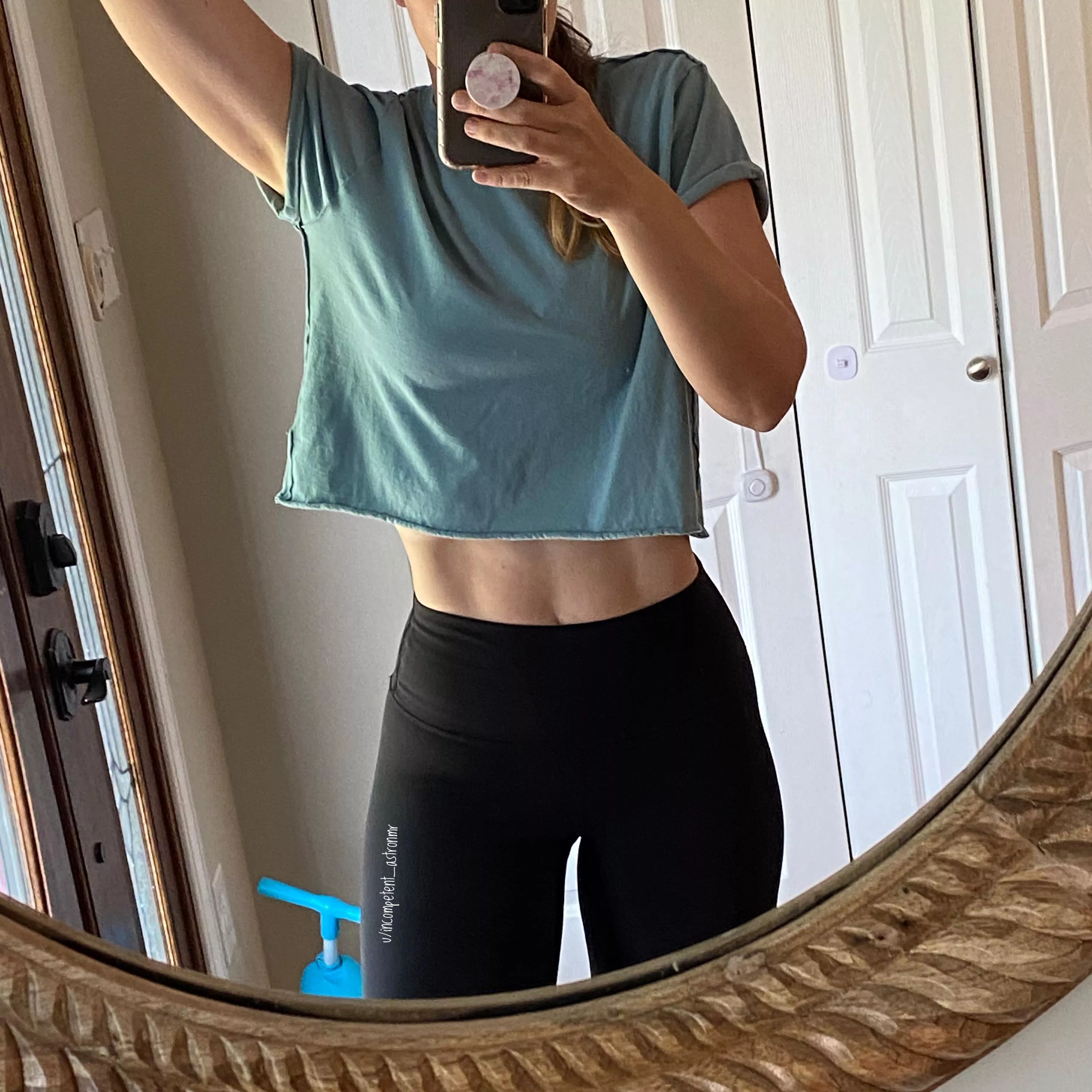 A little preworkout [f]or this soccer mom?
