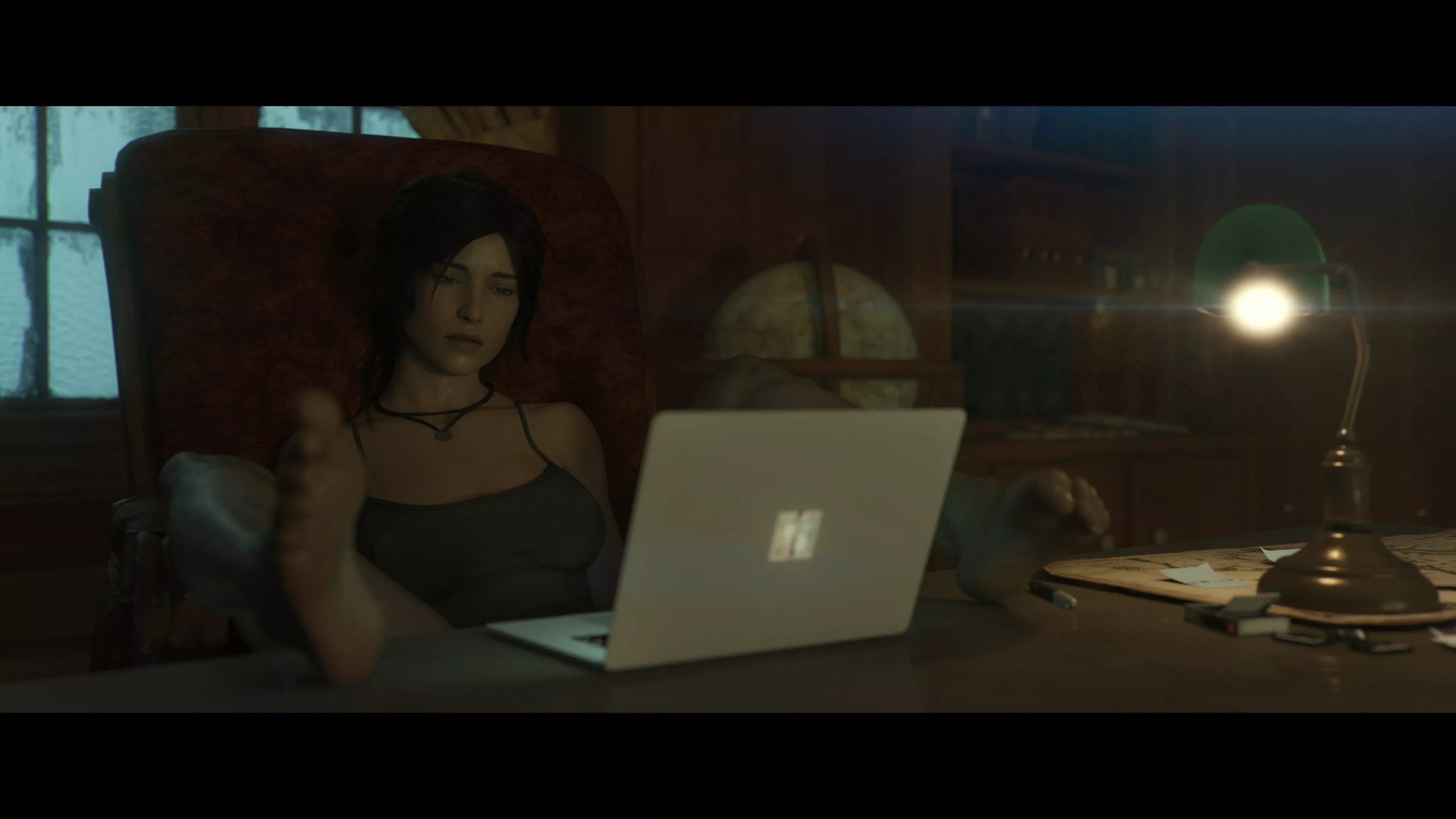 A little relaxation for Lara (Horizon Renders)