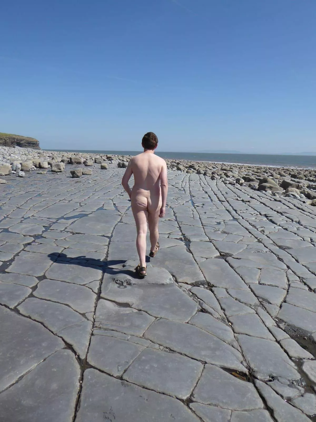 A lovely walk in Wales on a very quiet bit of coastline. I just love being naked in nature. (M) A lovely walk in Wales on a very quiet bit of coastline. I just love being naked in nature. (M)