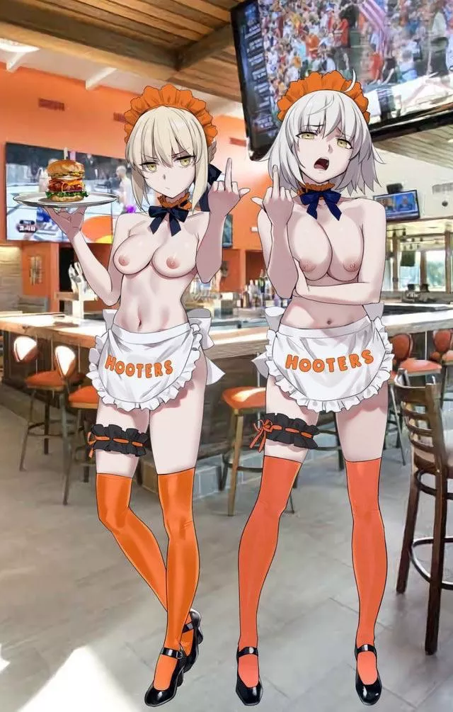 A meal at the Hooters
