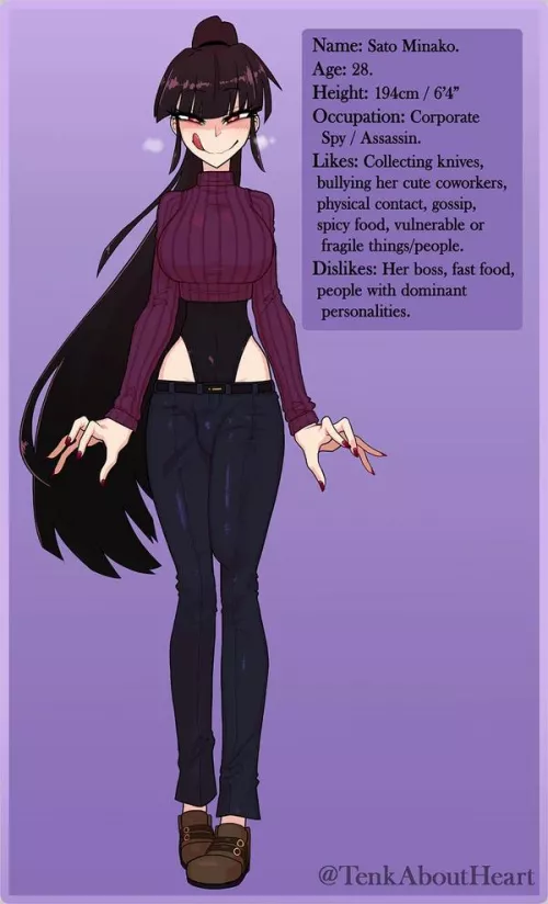 A new coworker has joined the company and she seems to have taken an interest in you! (TenkAboutHeart)