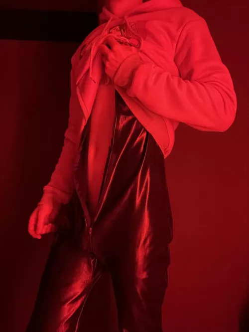 A nice catsuit and an anime hoodie ✨ Is there other weeb femboy here?