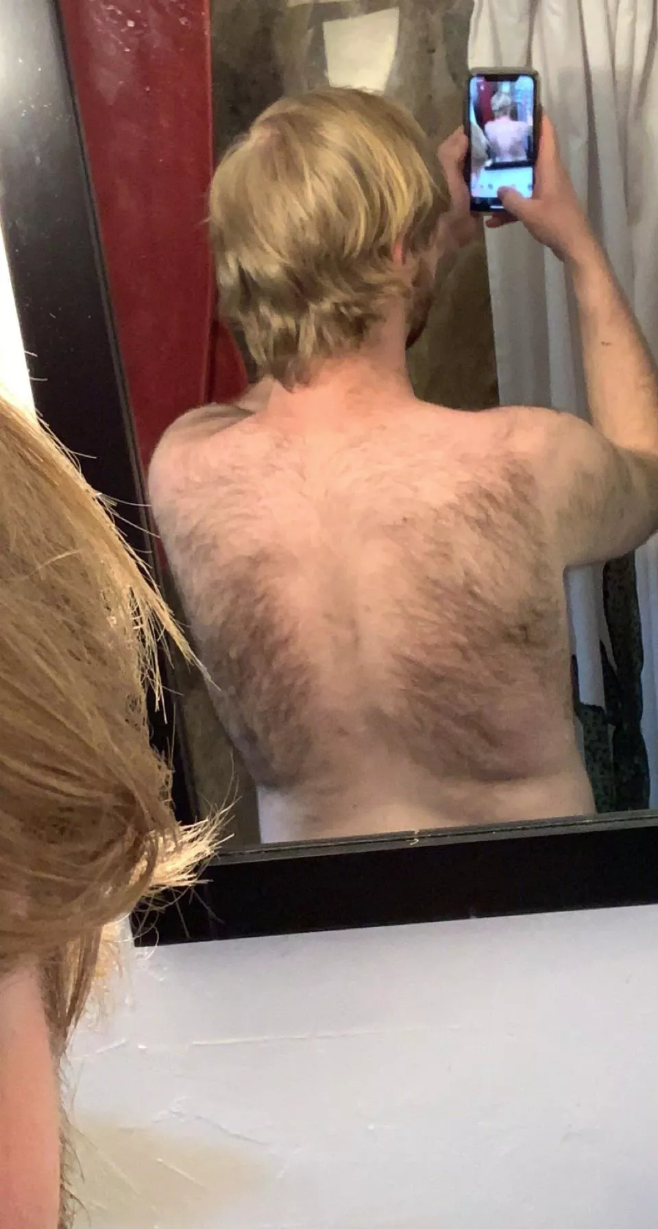 A part 2 of my last post: back hair update A part 2 of my last post: back hair update