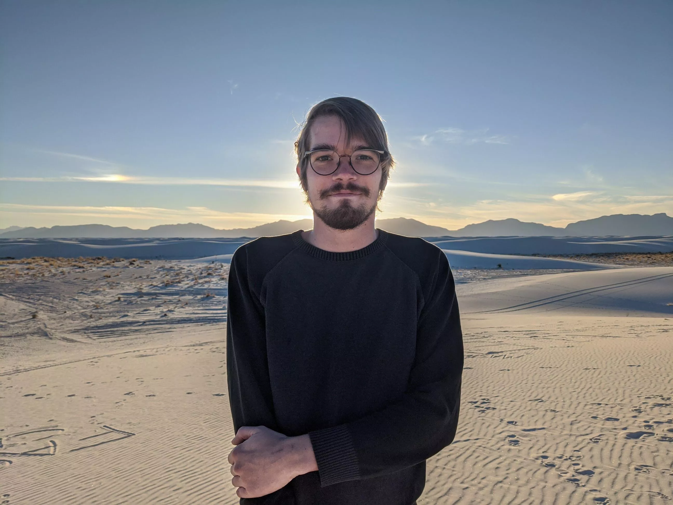 A pic of me at white sands national park! A pic of me at white sands national park!