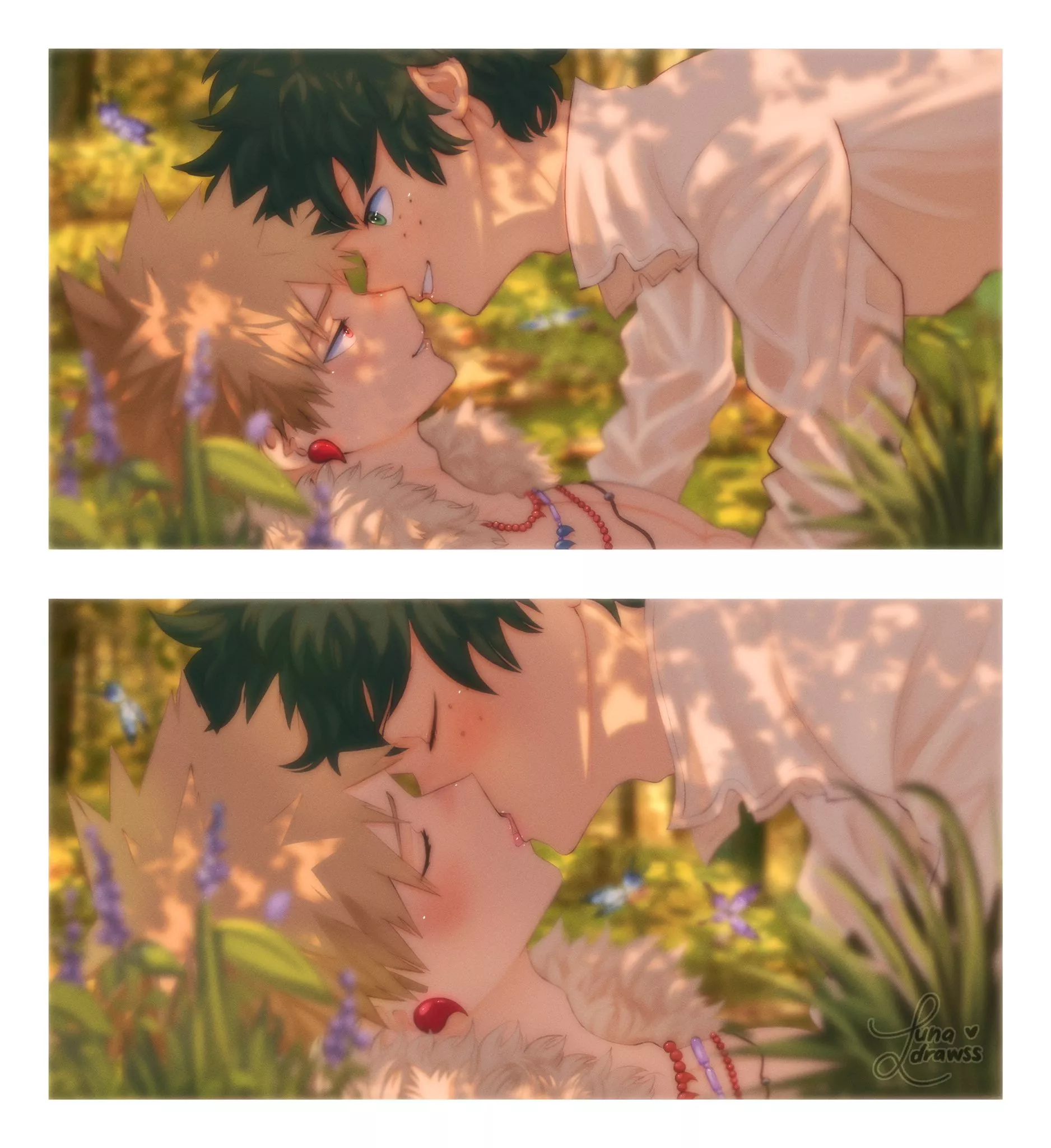 A place for only you and I...✨ (Luna drawss aka @lunadrawss)[My Hero Academia]