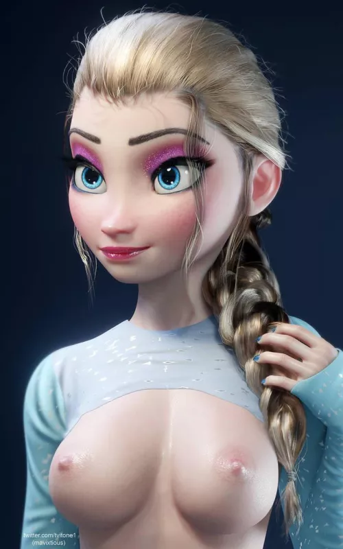 A Portrait of Elsa by Mavixtious