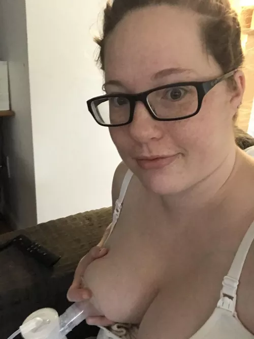 A pumping session this morning 😁