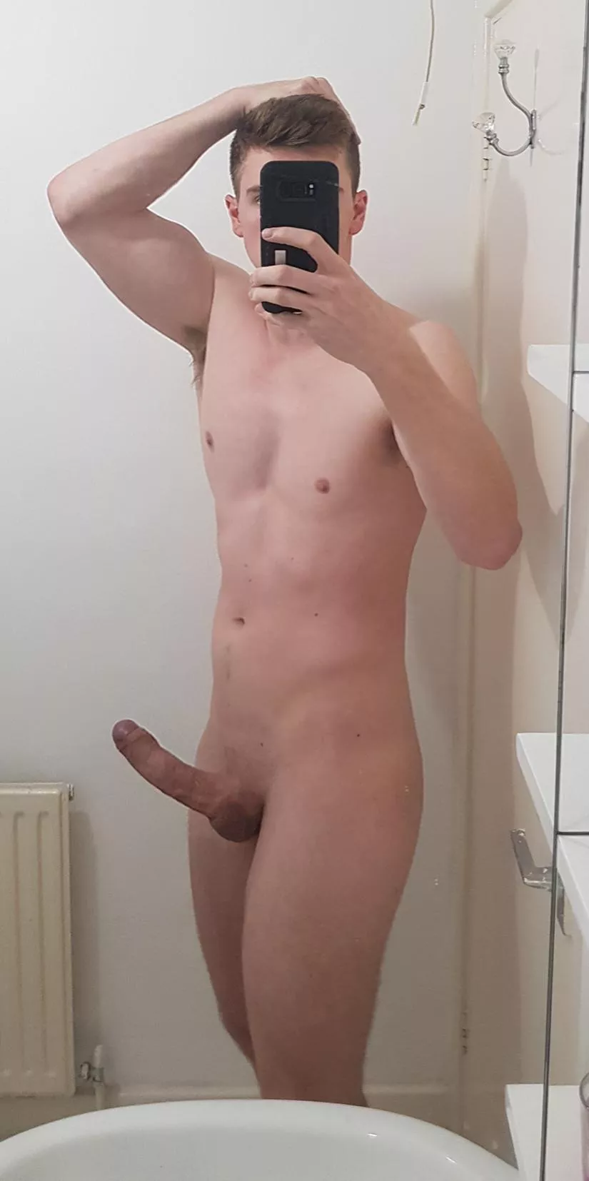 A rare pic of me hard