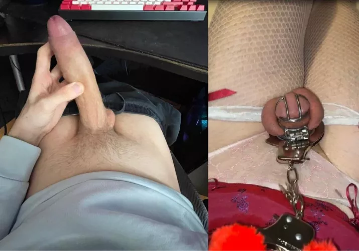 A redditor vs me (on right)