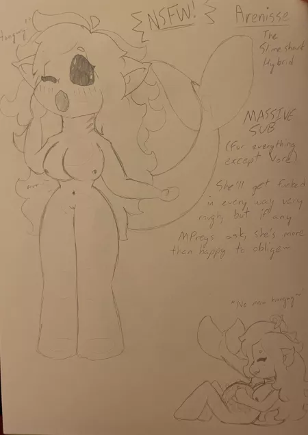 A simple Vore OC, Arenisse (F-Pred)(Slimegirl)(Original Creation) Created by me!