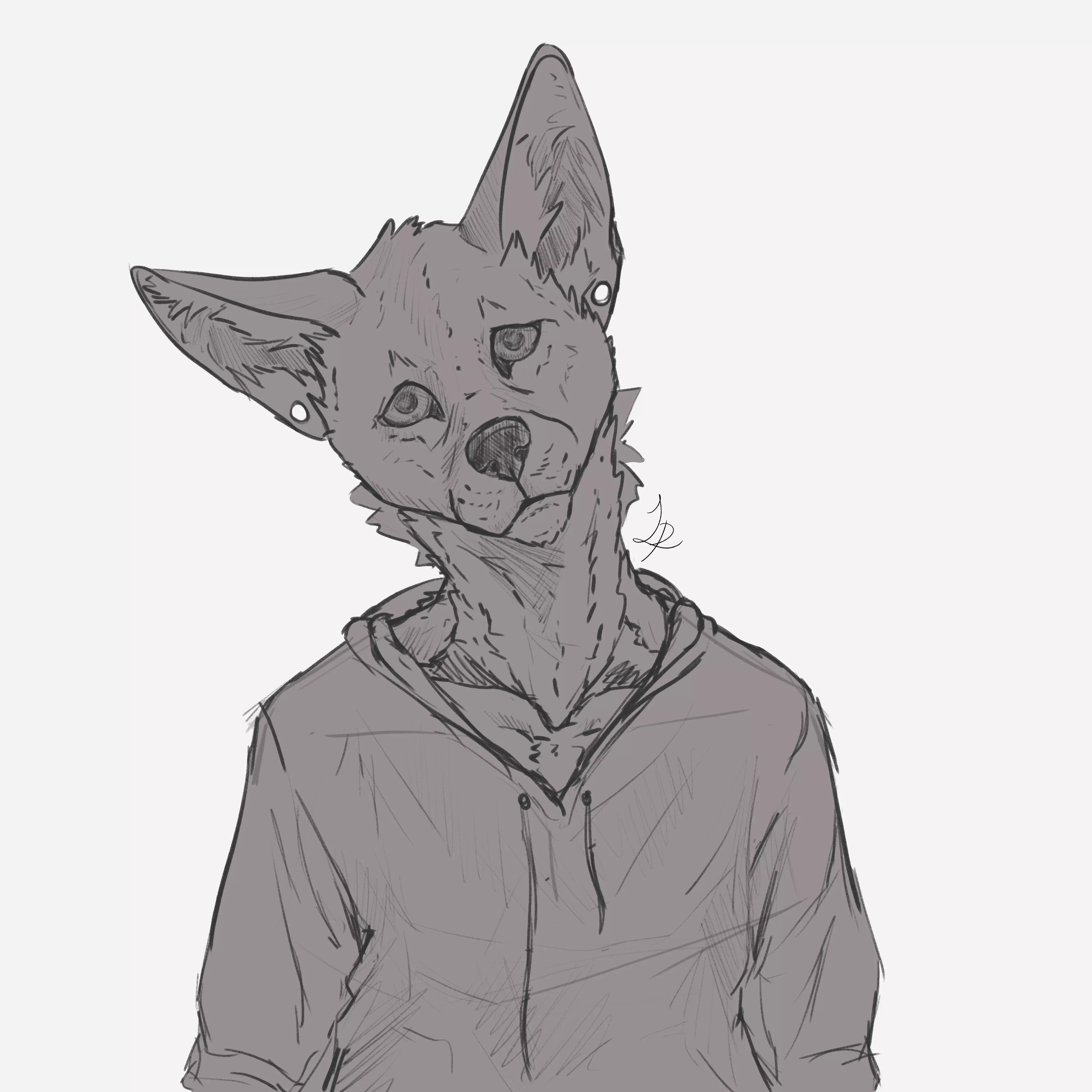A sketch I was very proud of <3 (art by me @loupictus)