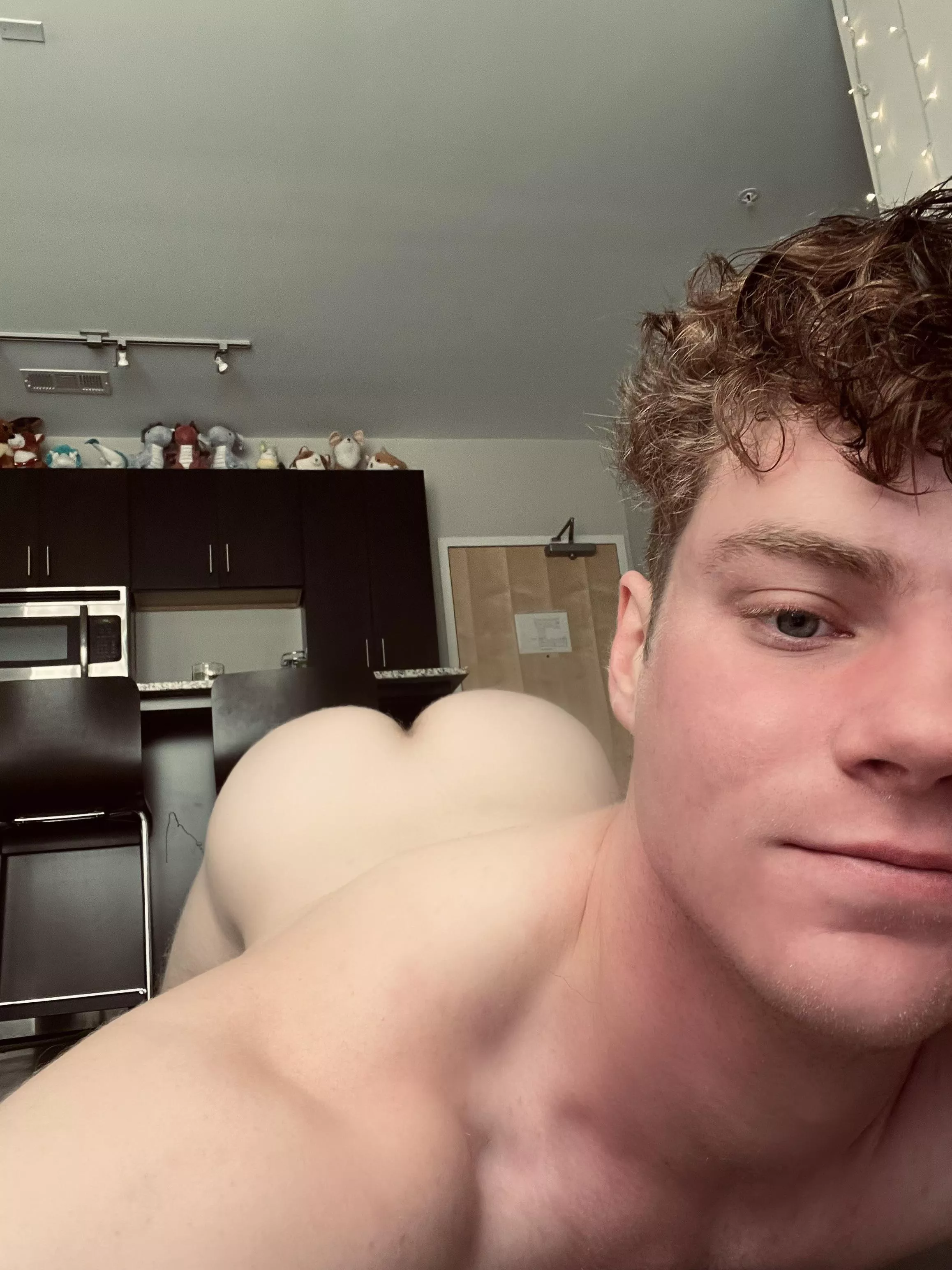 A snack is ready in the kitchen