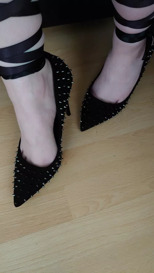 A state of ecstasy but they're just heels aren't they?