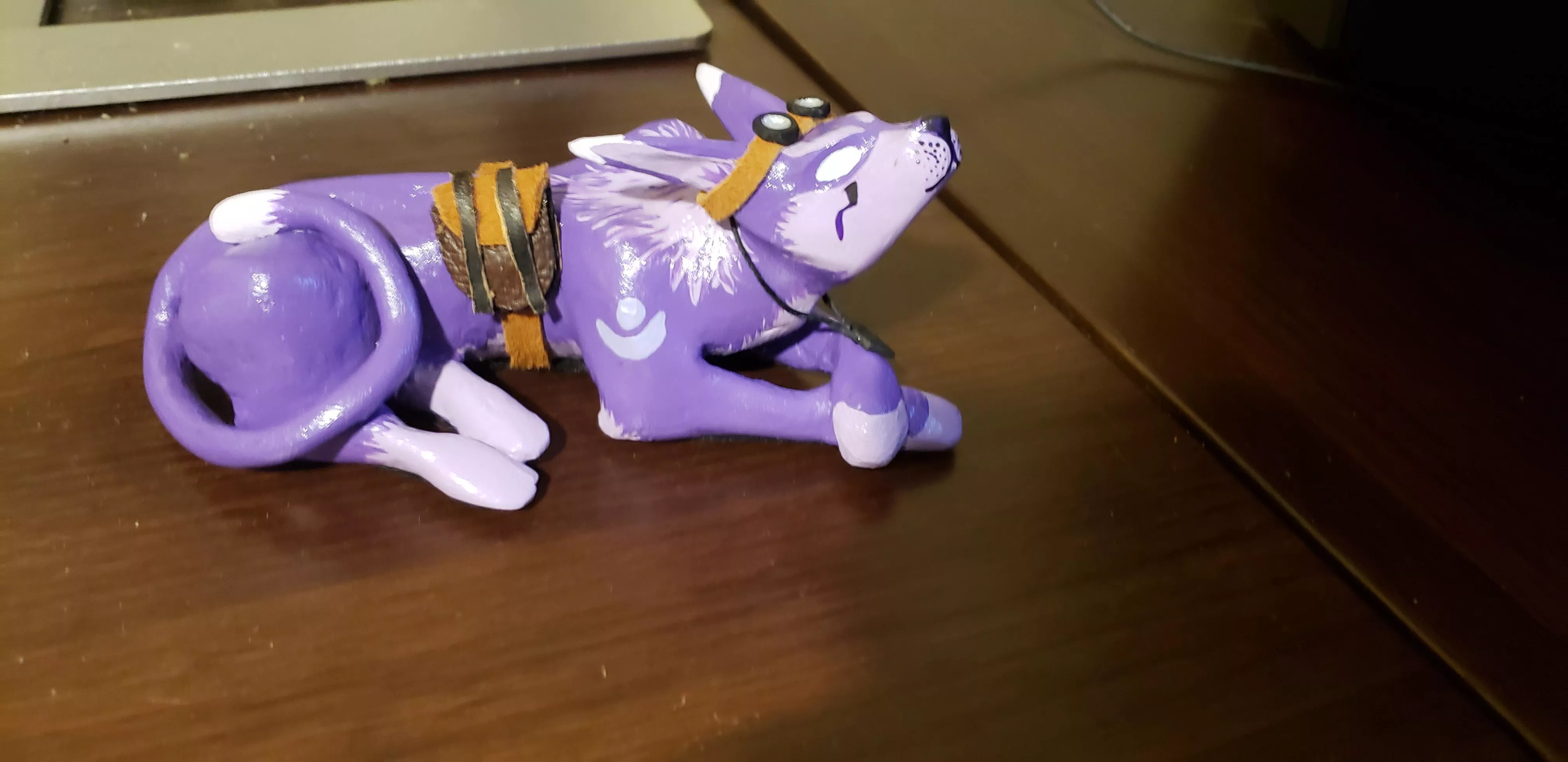 A statue of my fursona! A night Elf druid