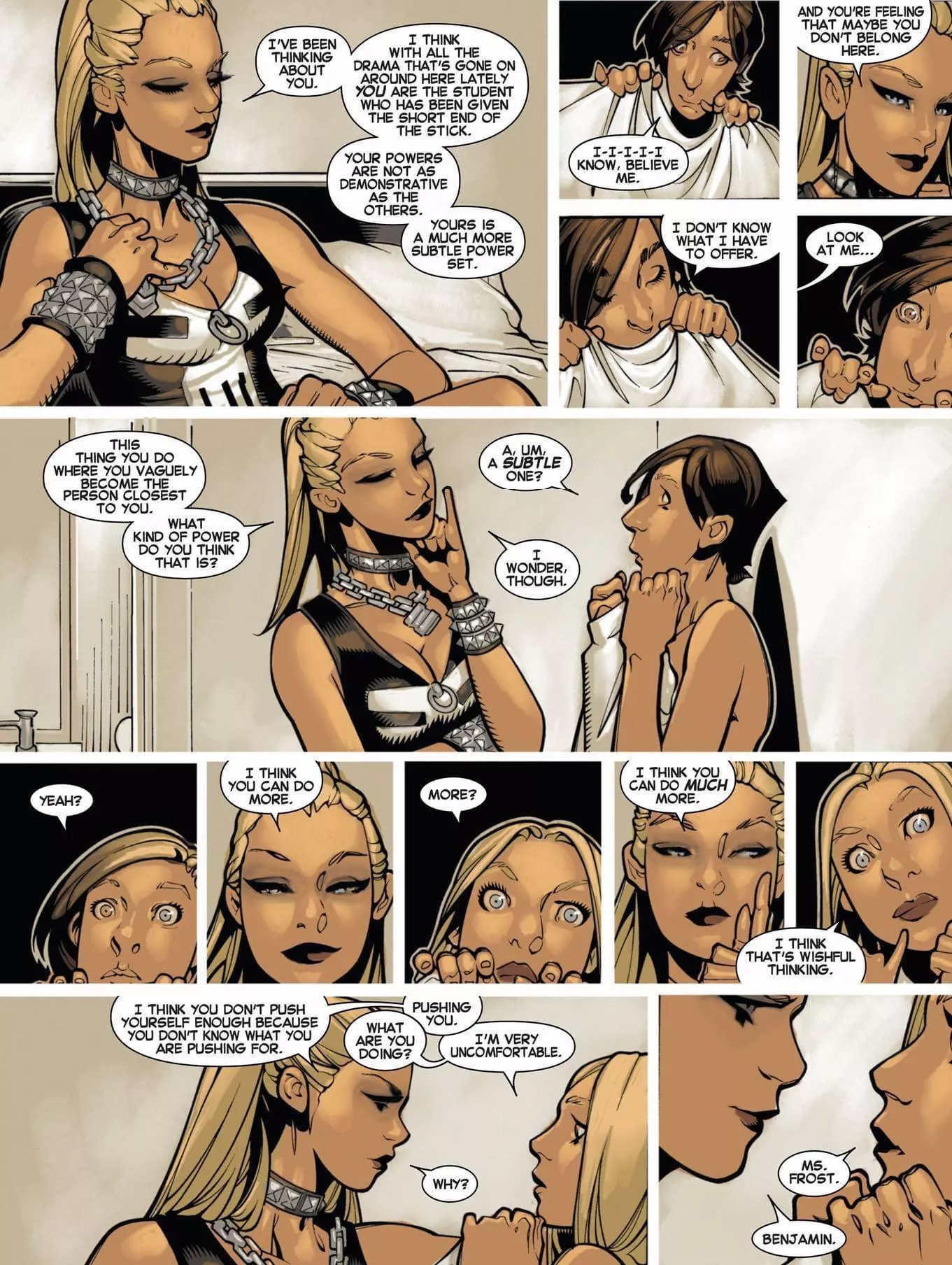 A teacher like that… 🥵 [Uncanny X-Men Vol. 3 #14.]