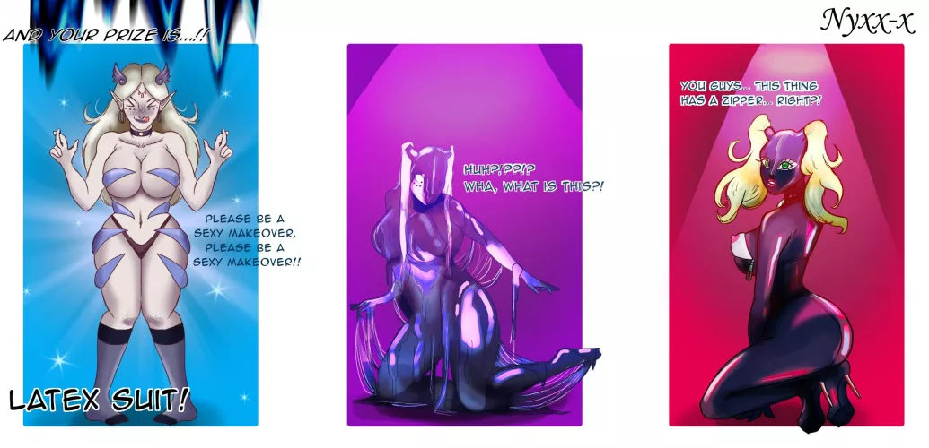 A Tight Reward~ [FTF, Latex Suit, Slime, Body Suit] by me