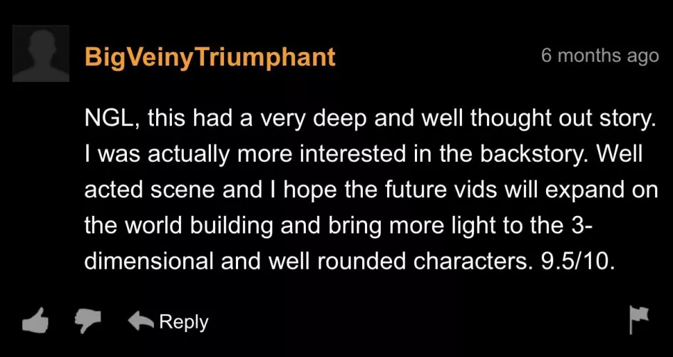 A true film critic indeed