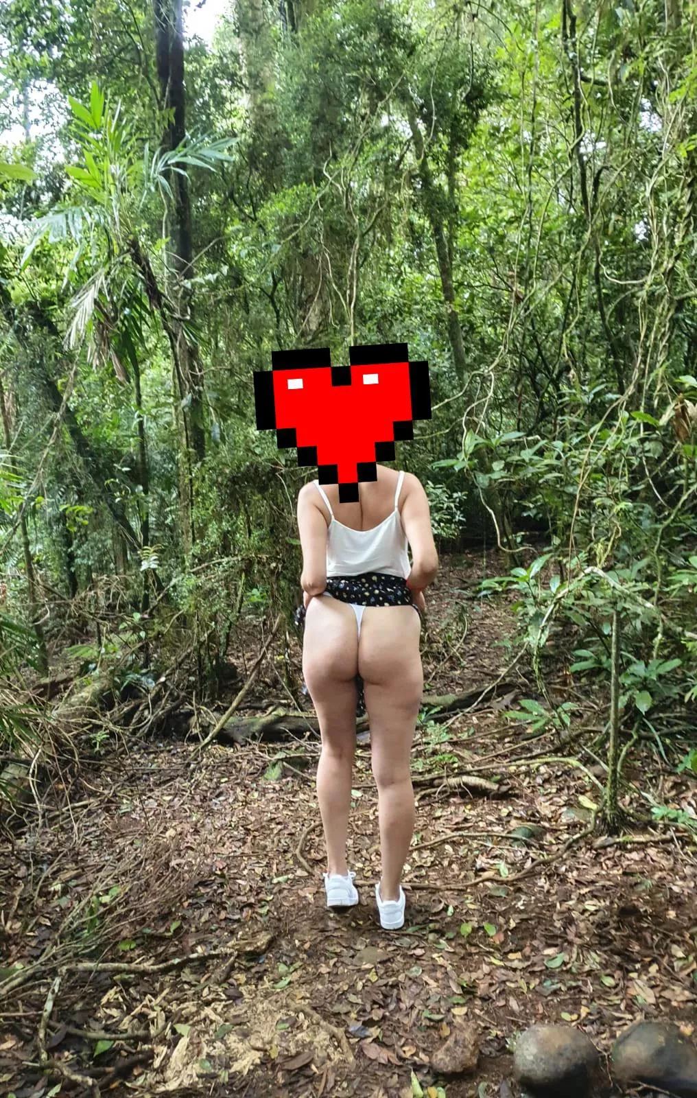 a walk in the in the park with her bull