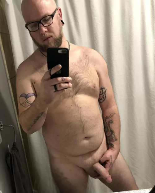 About to shower, who's coming with me.