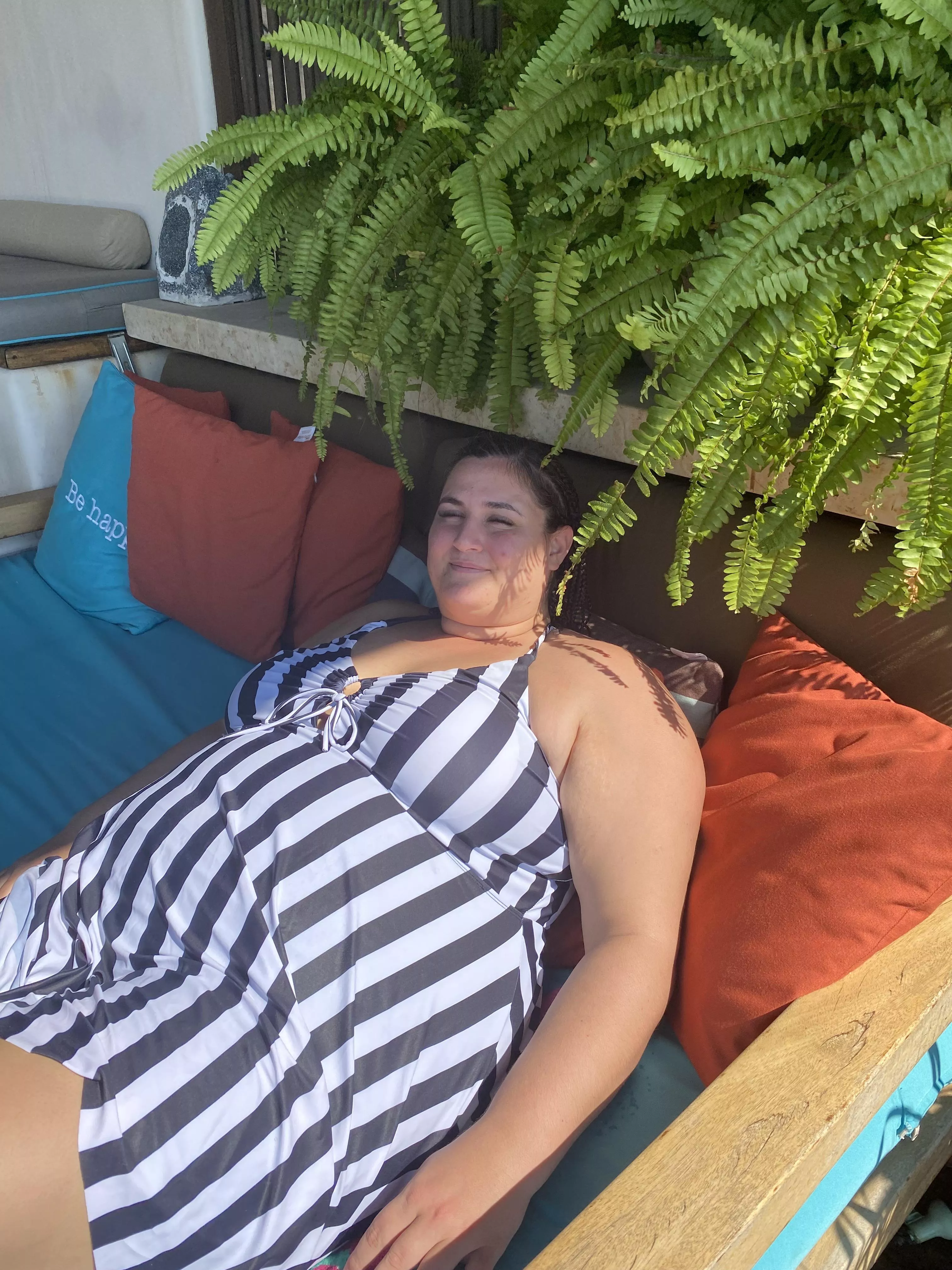 Absolutely stuffed on vacation