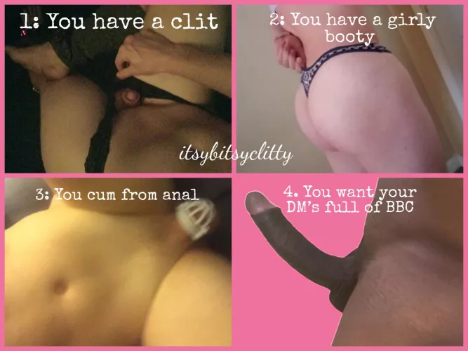 Accept your role sissy.