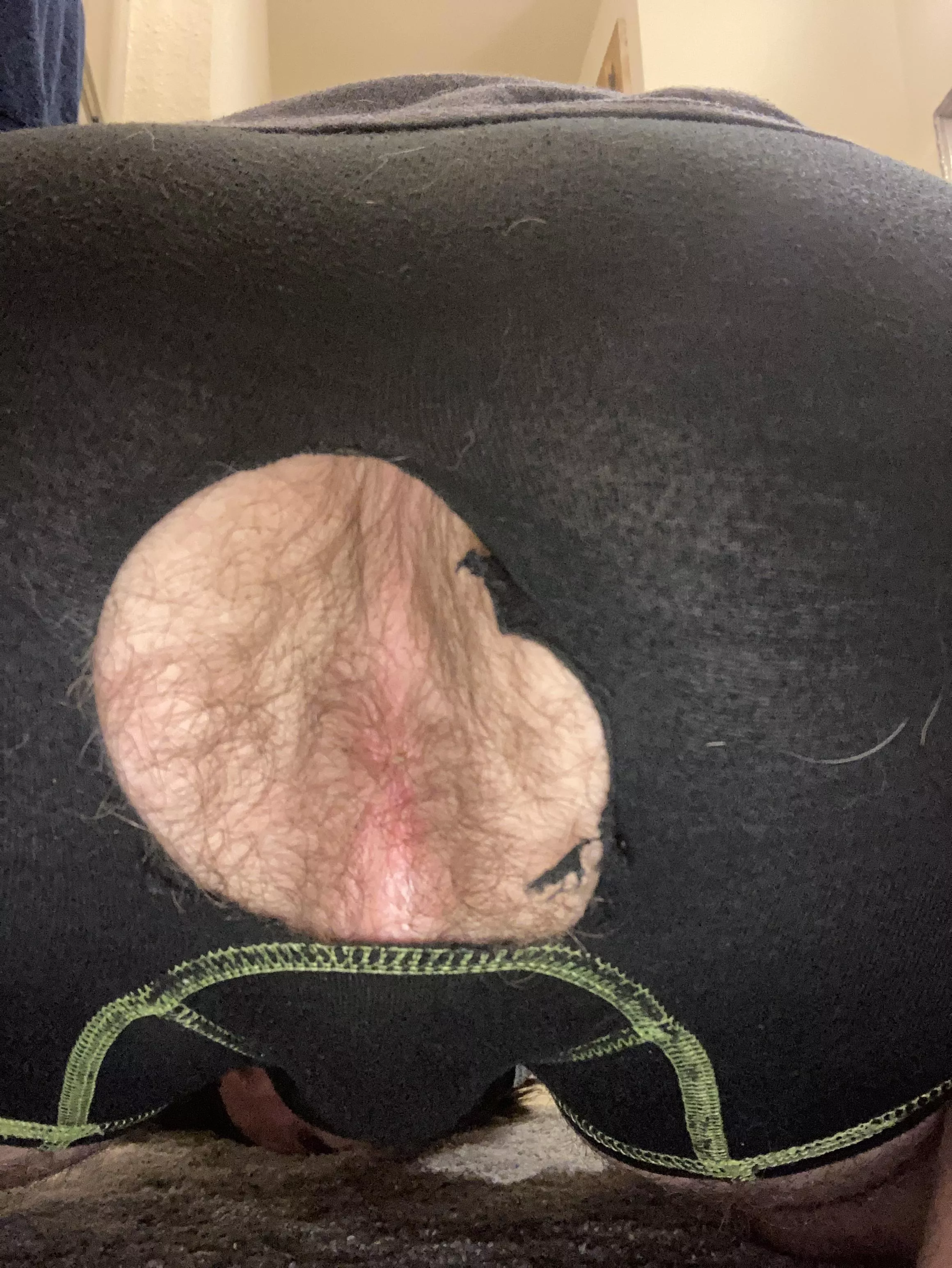 Accidentally ripped my underwear while working out Accidentally ripped my underwear while working out